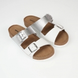 Batz Mallorca (white silver) papucs