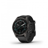 Garmin Epix Pro (Gen 2) Sapphire 42 mm, karbonszrke DLC, fekete szilikon szjjal